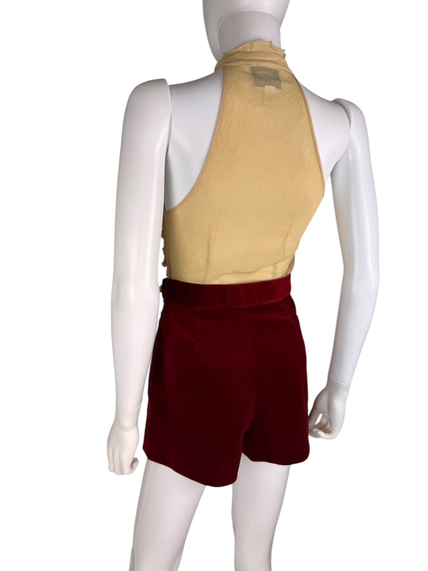 Vivienne Westwood 2015 velvet skort