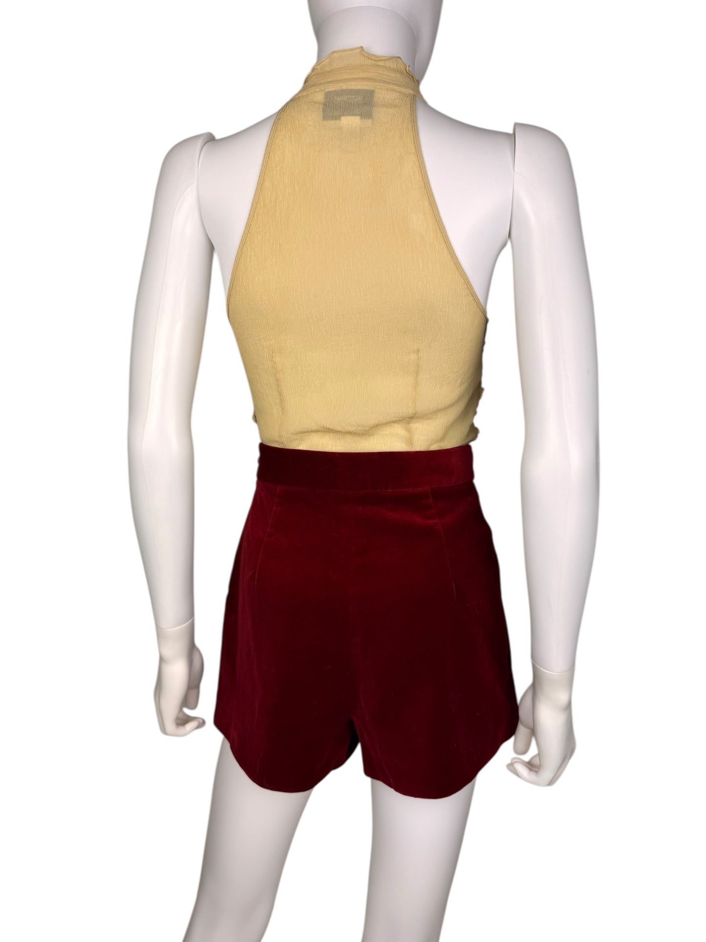 Vivienne Westwood 2015 velvet skort