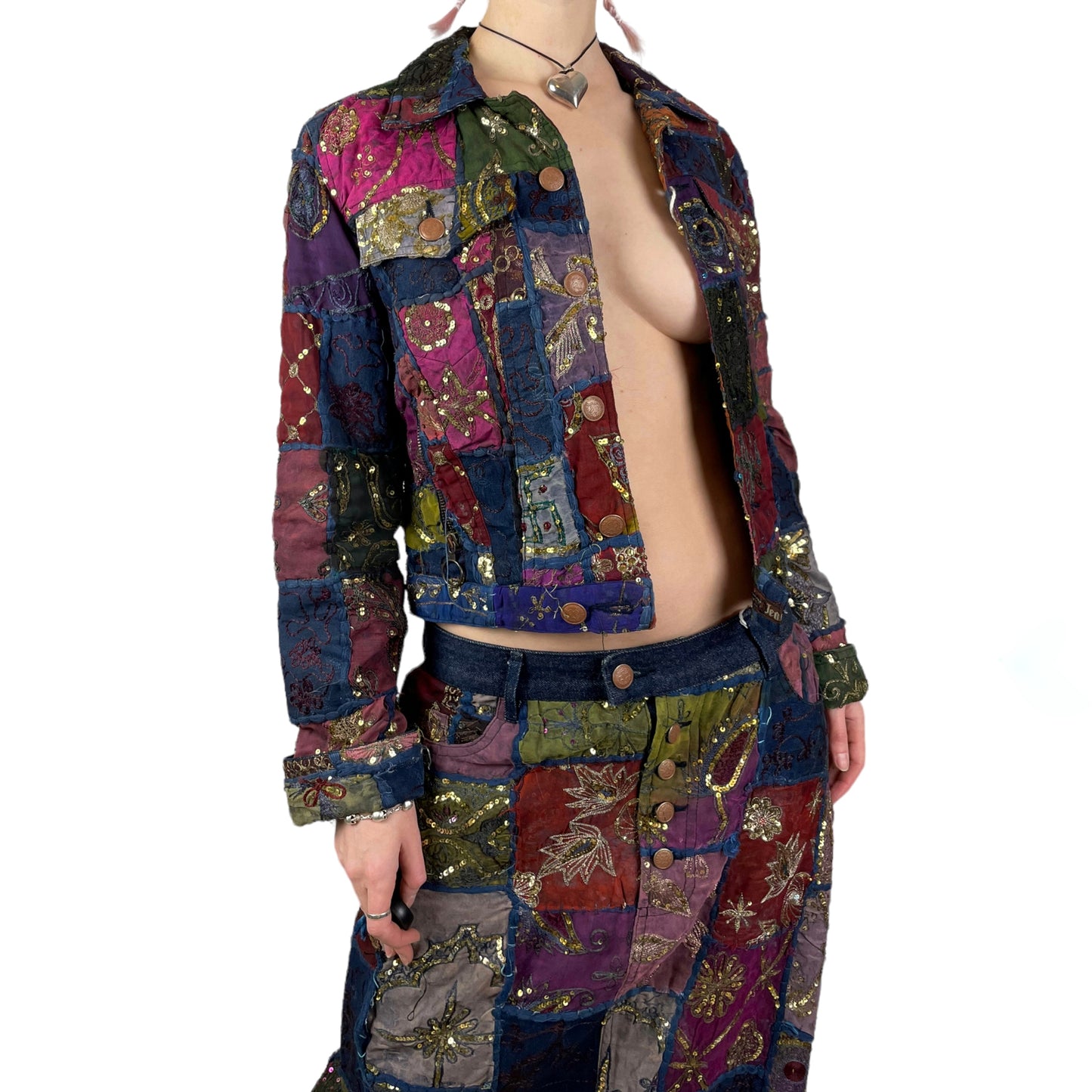 S/S 1999 Jean Paul Gaultier patchwork jacket