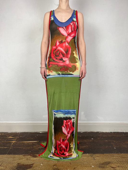 Jean Paul Gaultier 1990s rose dress