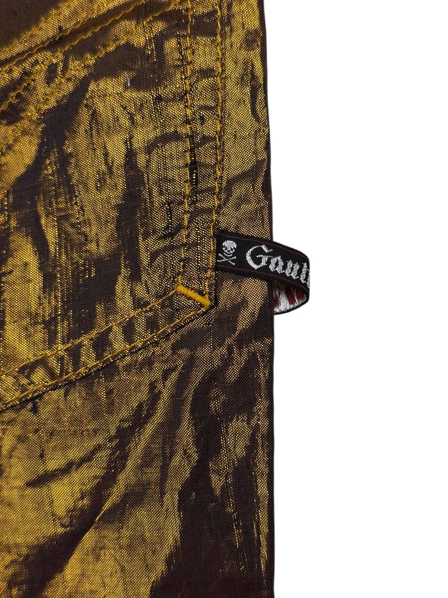 Jean Paul Gaultier c.F/W 1998 gold lamé trousers