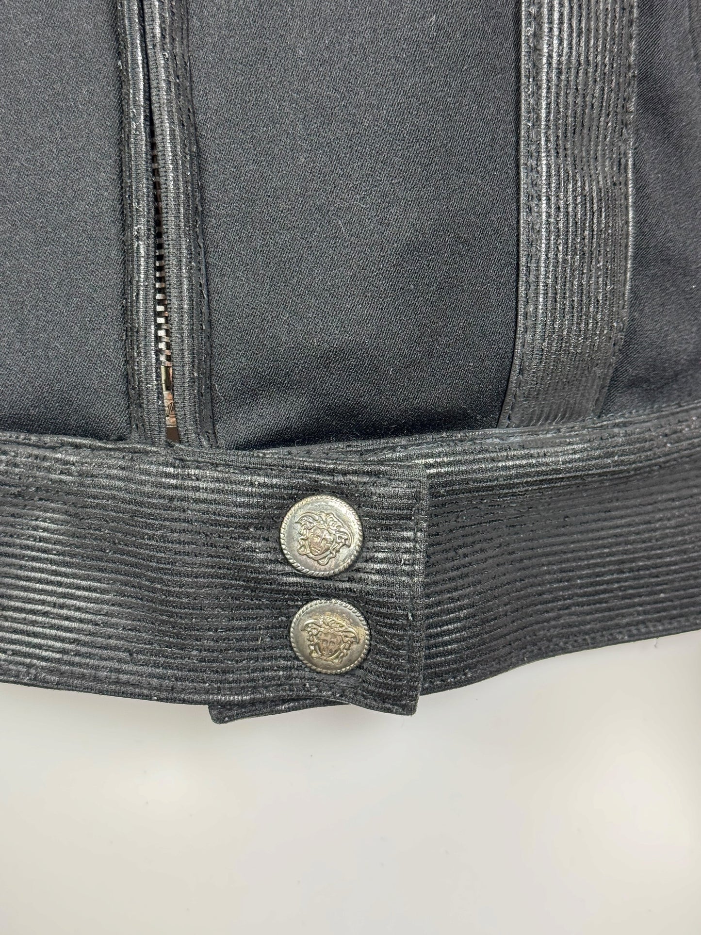 Versace mid 1990s lightly padded cropped jacket