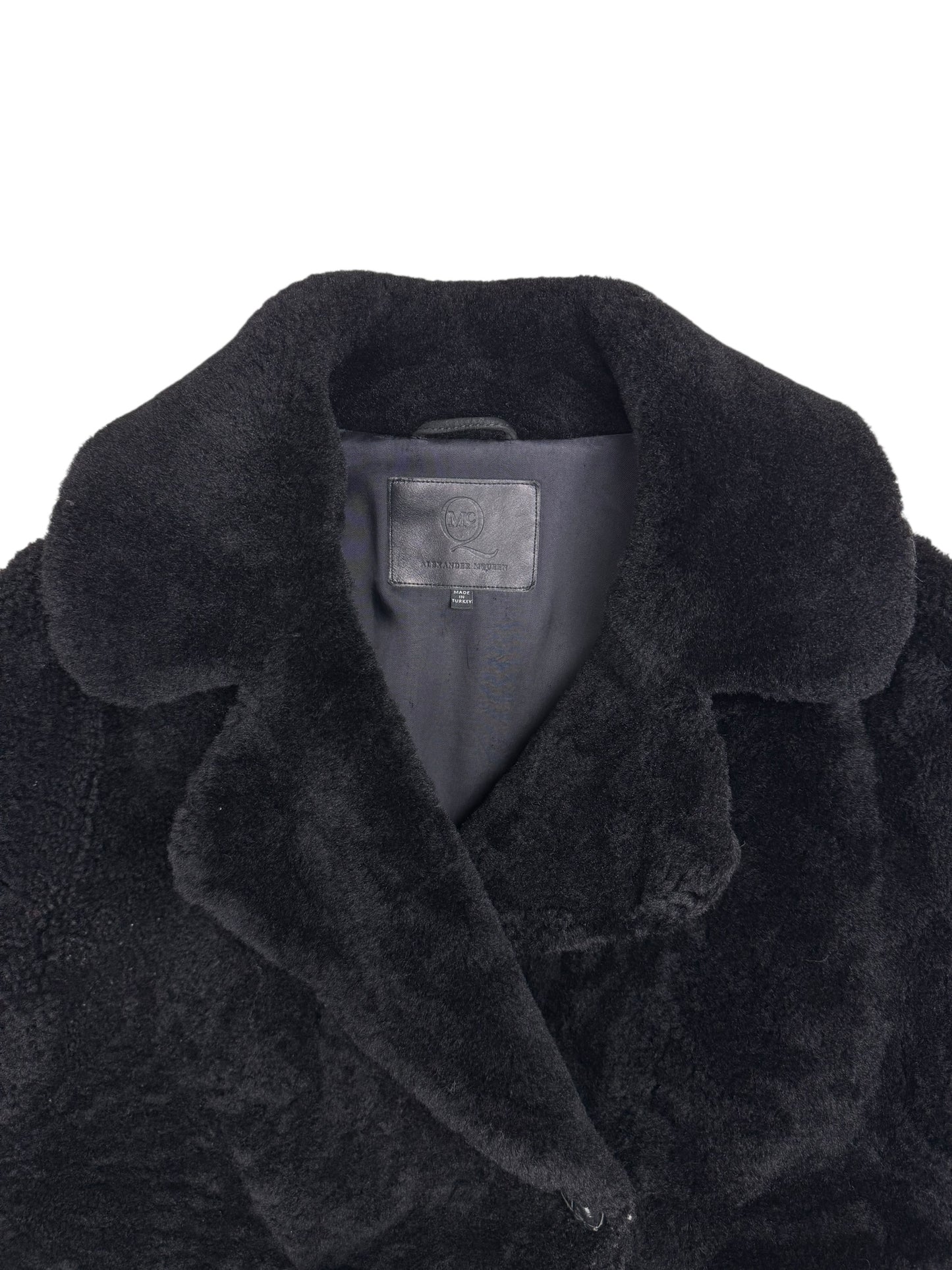Alexander McQueen F/W 2012 Menswear shearling coat
