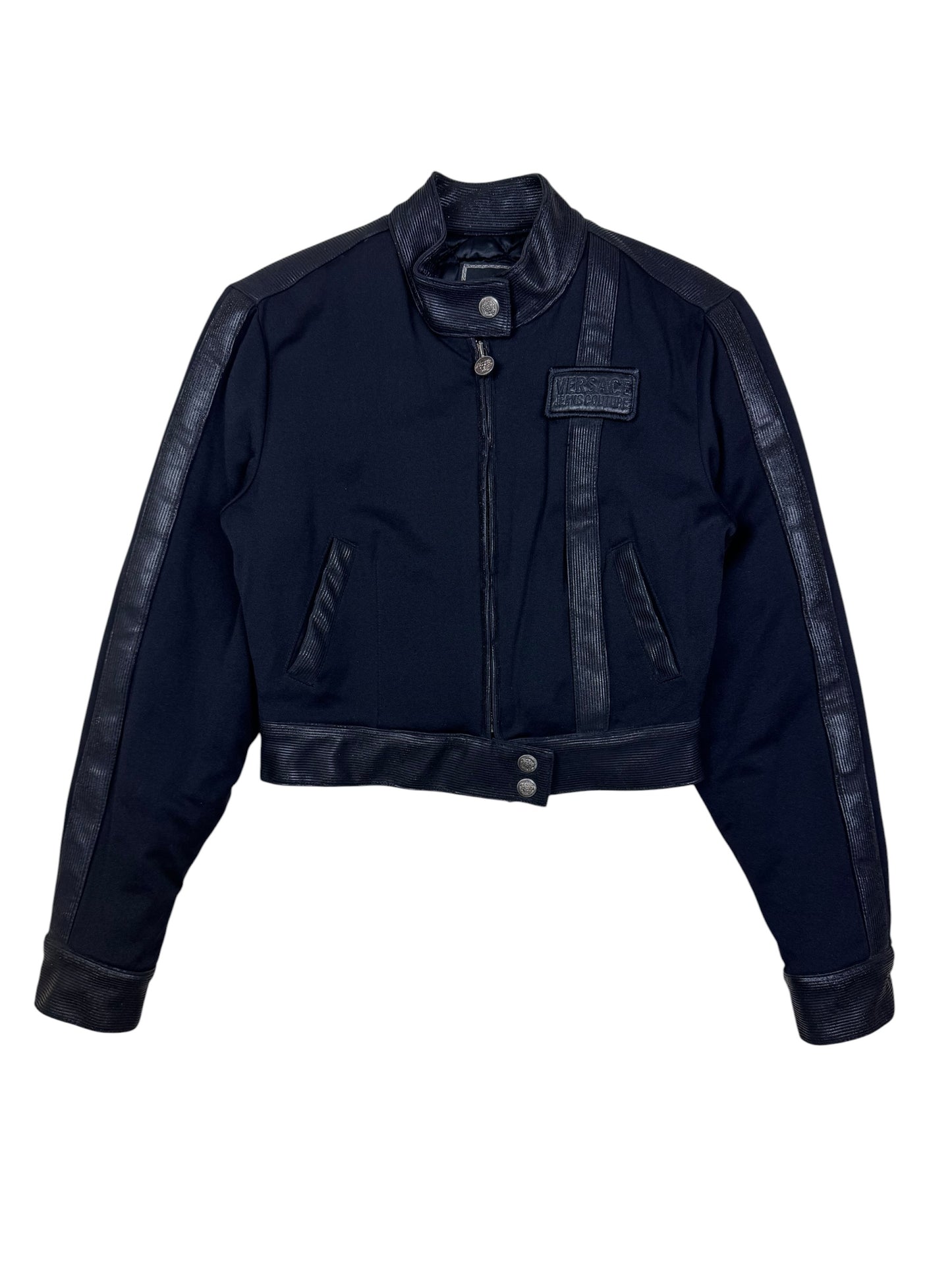 Versace mid 1990s lightly padded cropped jacket