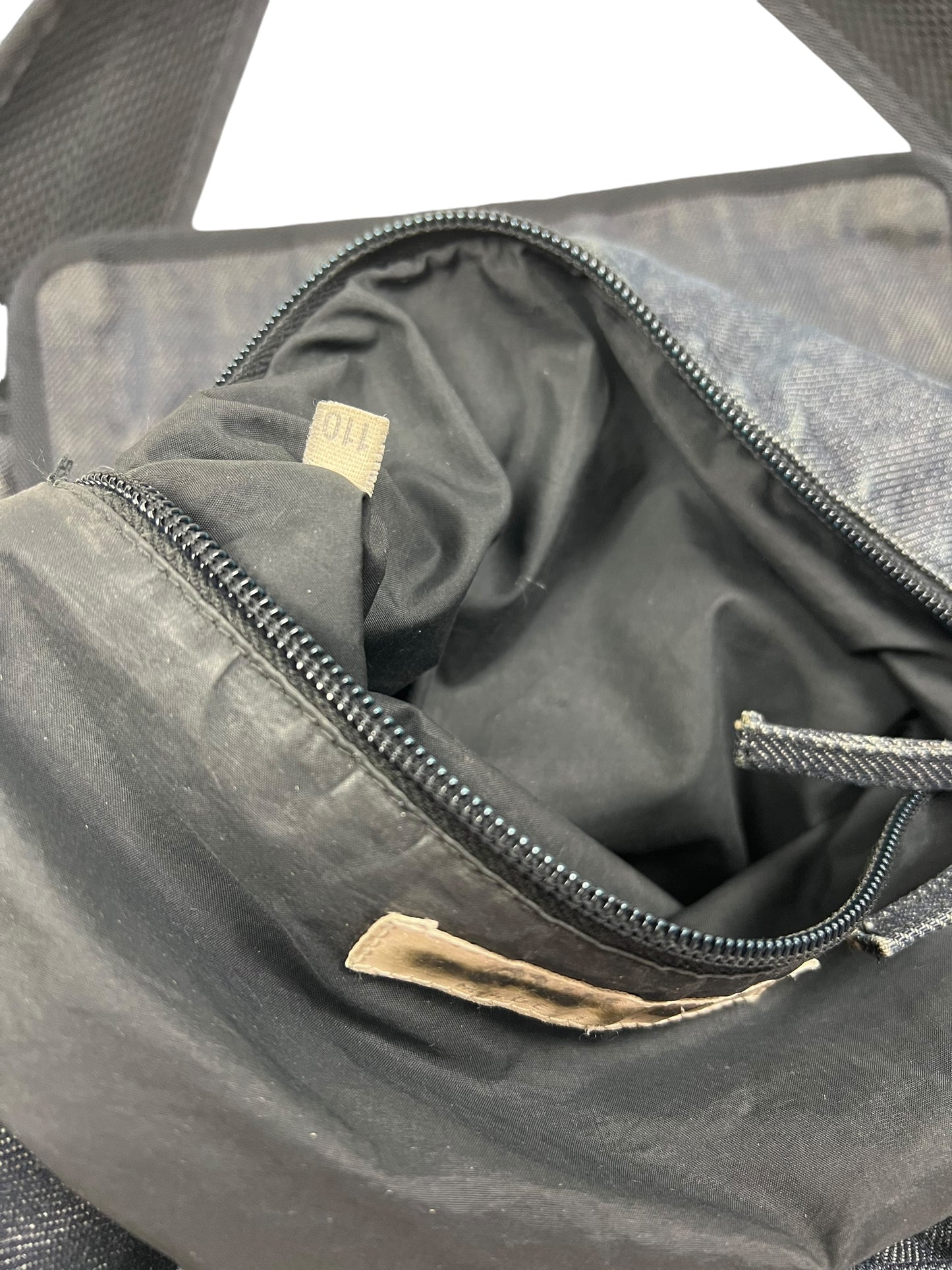 Miu Miu F/W 1999 technical denim messenger bag