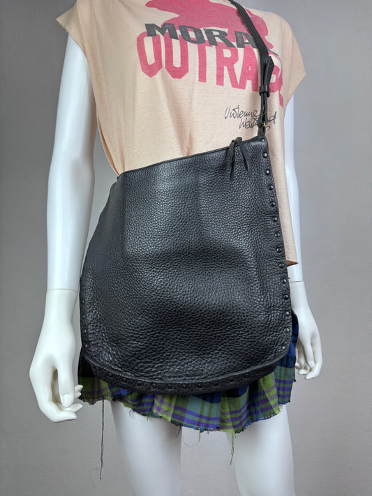 Miu Miu 1990s leather stud bag