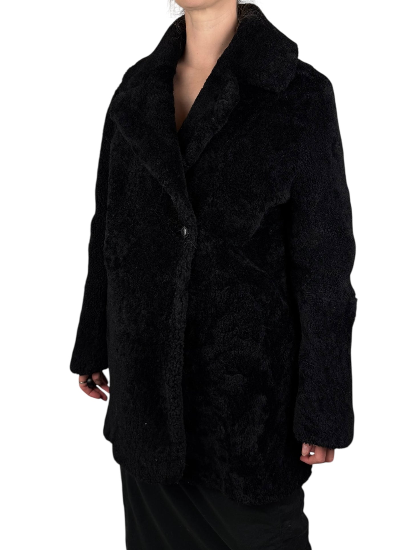 Alexander McQueen F/W 2012 Menswear shearling coat