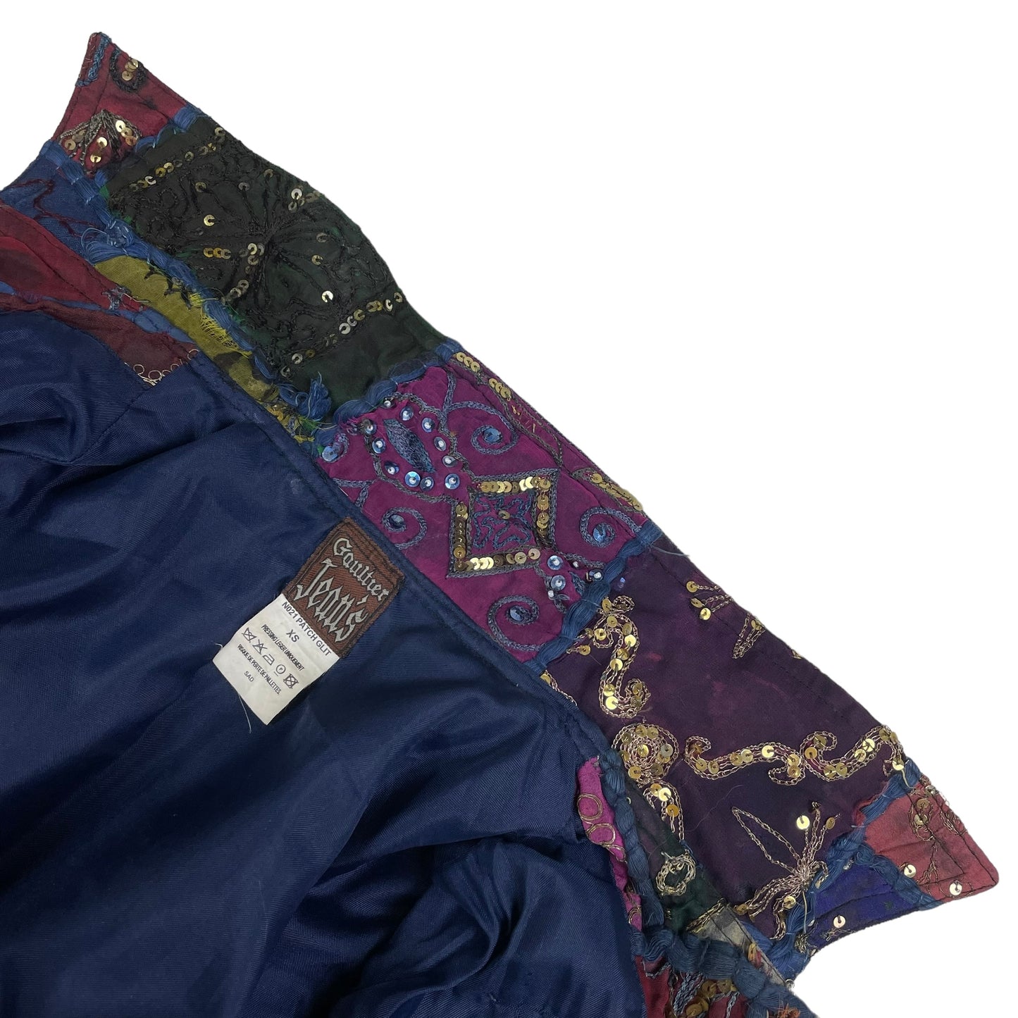 S/S 1999 Jean Paul Gaultier patchwork jacket