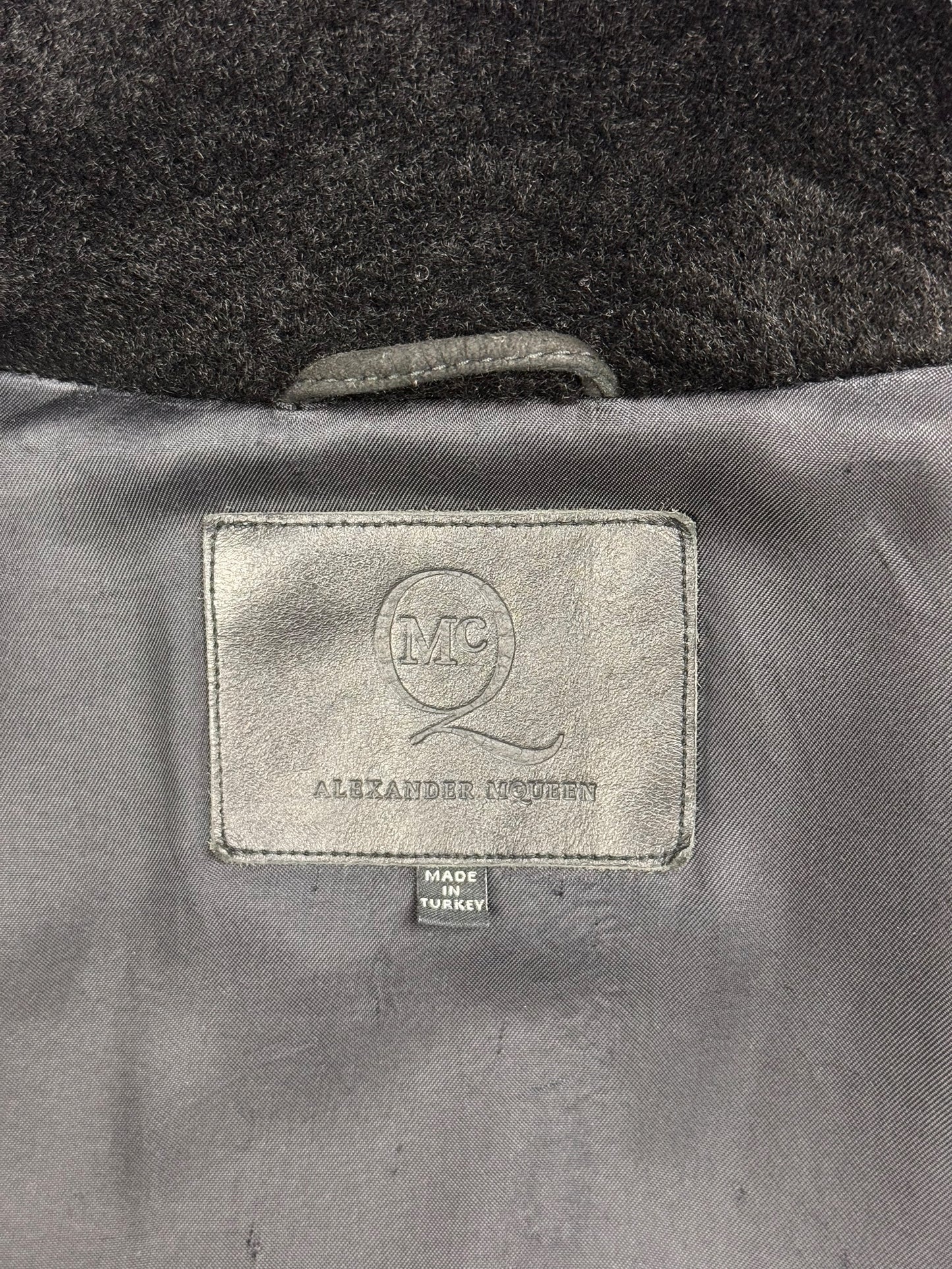 Alexander McQueen F/W 2012 Menswear shearling coat