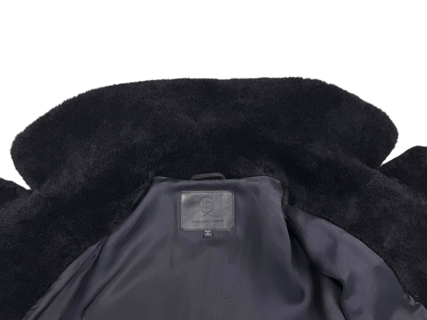 Alexander McQueen F/W 2012 Menswear shearling coat