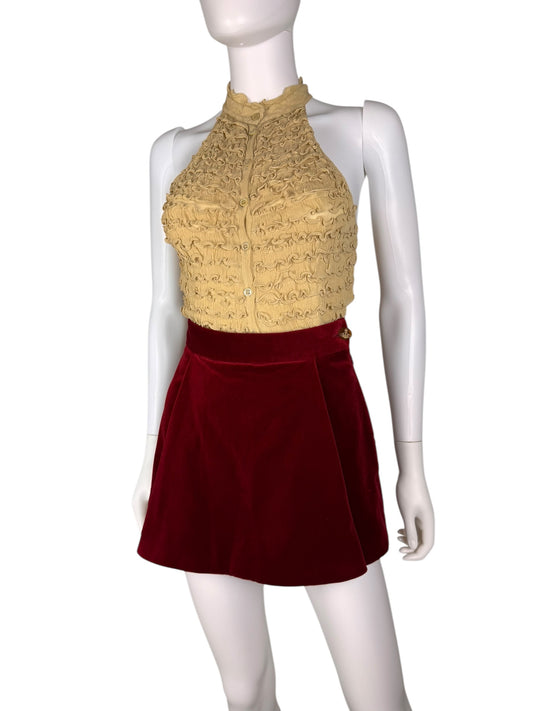 Vivienne Westwood 2015 velvet skort