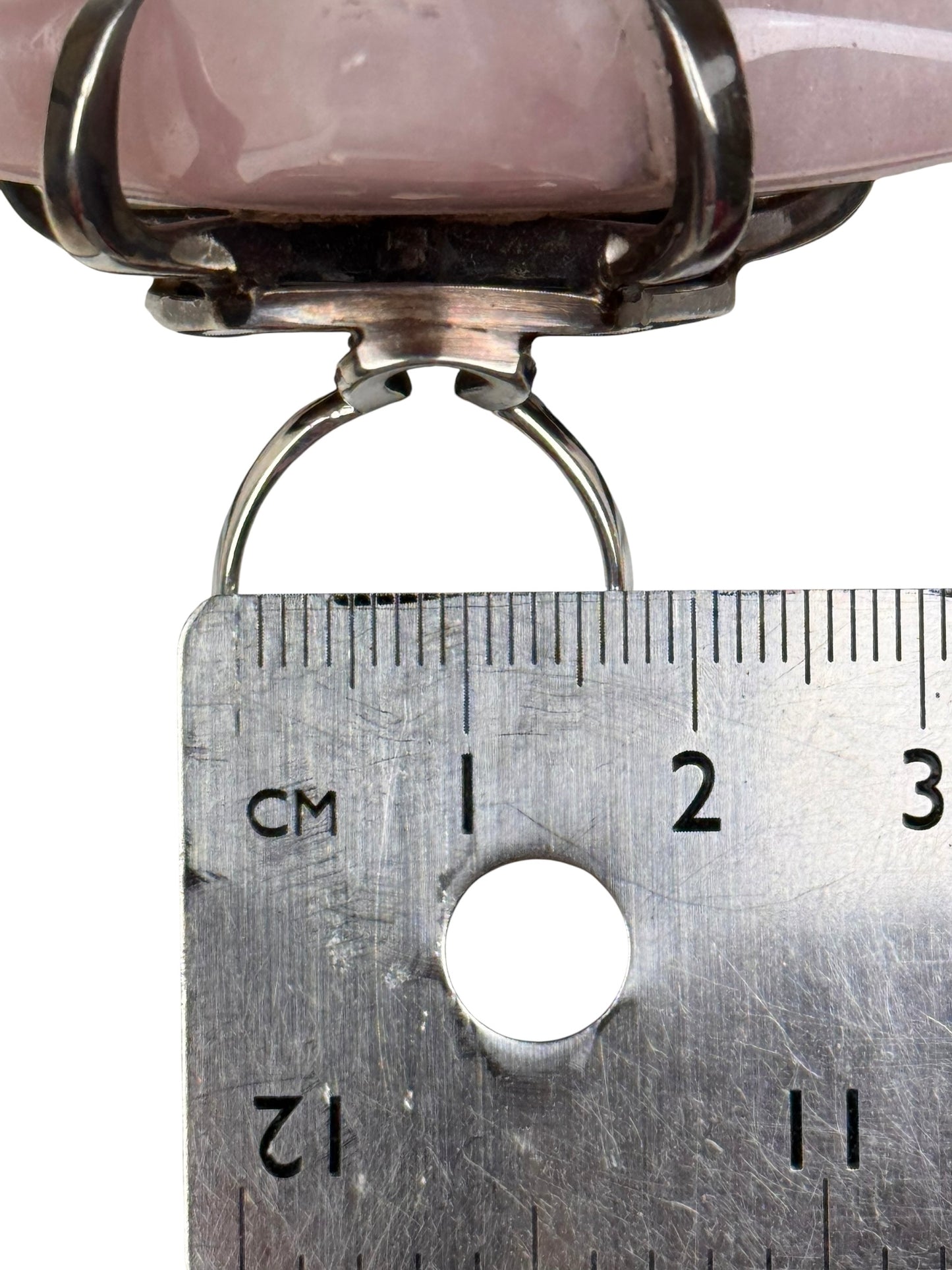 Gary Holder London 2000s Sterling silver rose quartz star ring