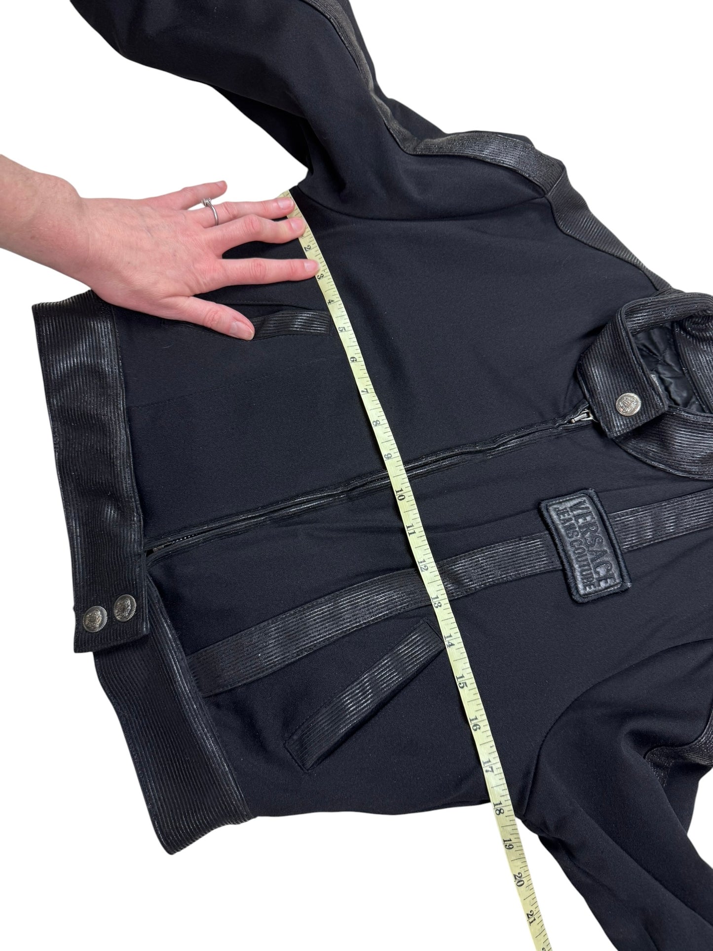 Versace mid 1990s lightly padded cropped jacket