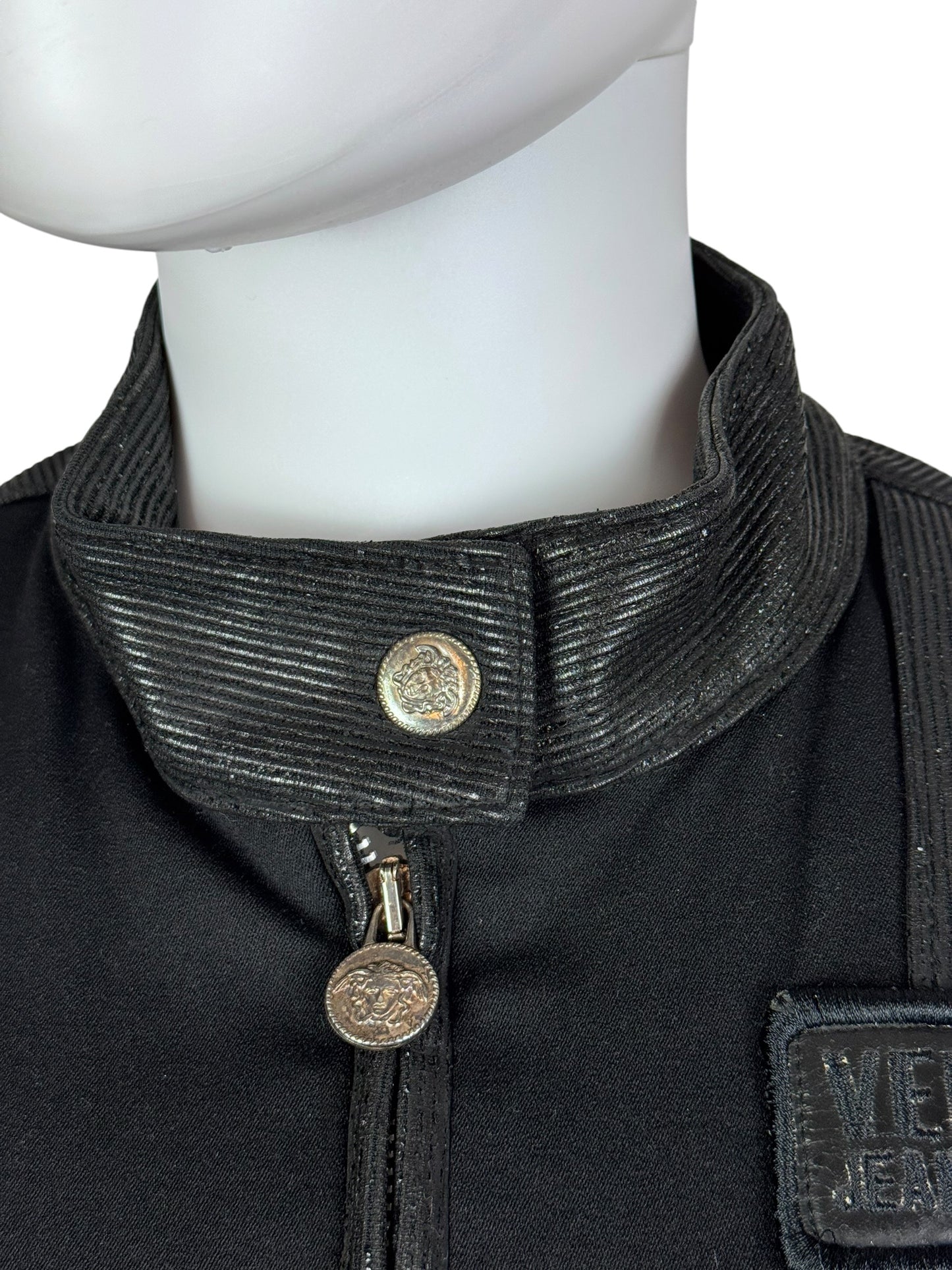 Versace mid 1990s lightly padded cropped jacket