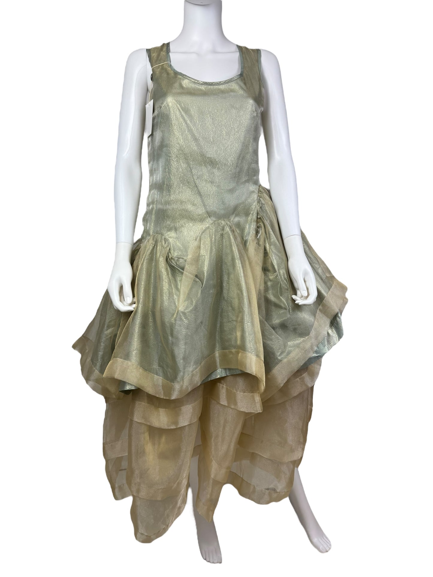 Vivienne Westwood F/W 2012 Queen’s Jubilee Capsule Collection Gold Label lamé organza gown