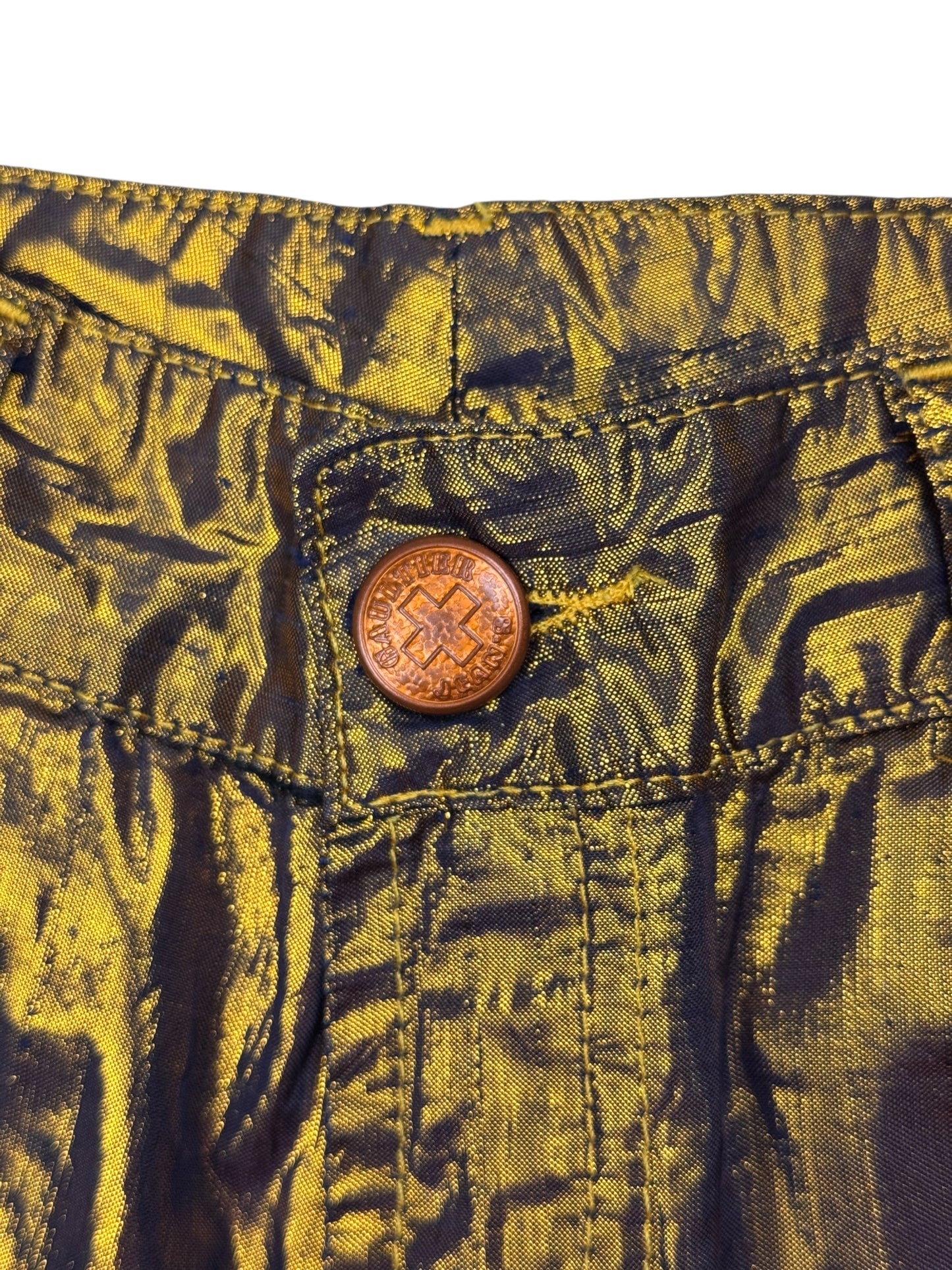 Jean Paul Gaultier c.F/W 1998 gold lamé trousers