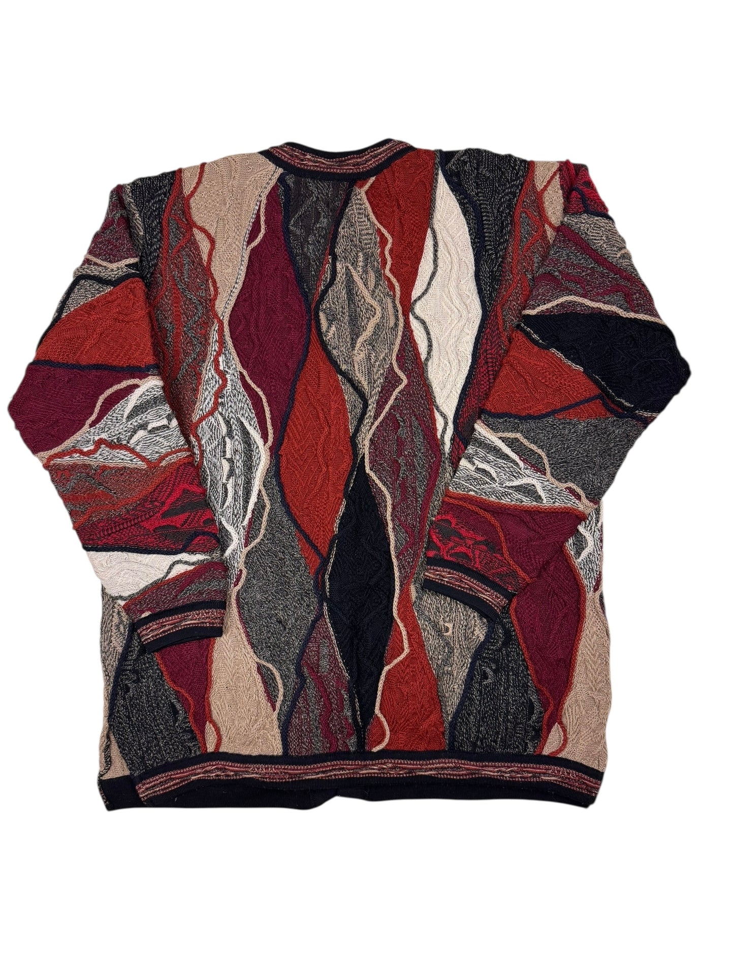 Aklanda Australia 3D knit merino wool cardigan