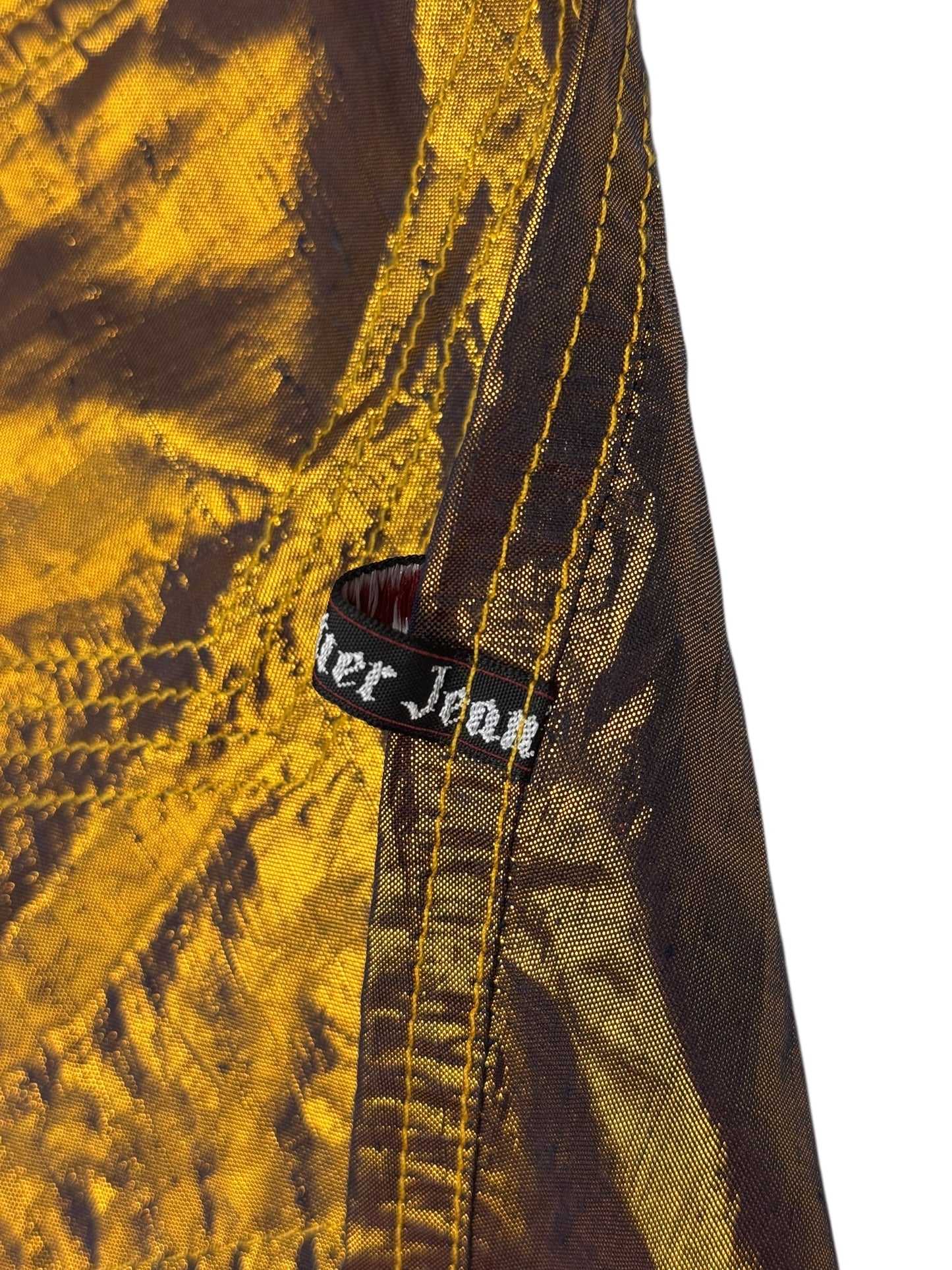 Jean Paul Gaultier c.F/W 1998 gold lamé trousers