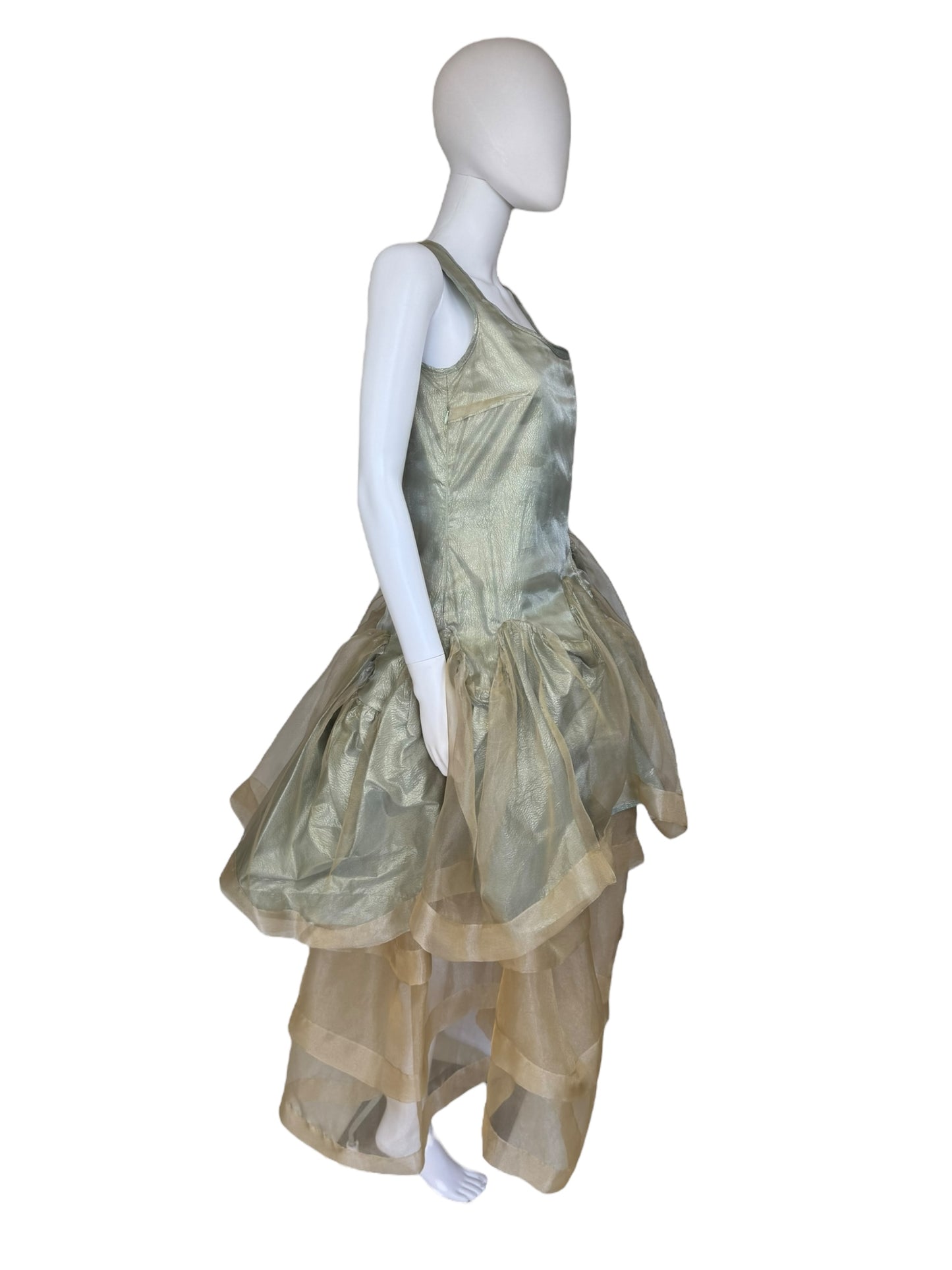 Vivienne Westwood F/W 2012 Queen’s Jubilee Capsule Collection Gold Label lamé organza gown