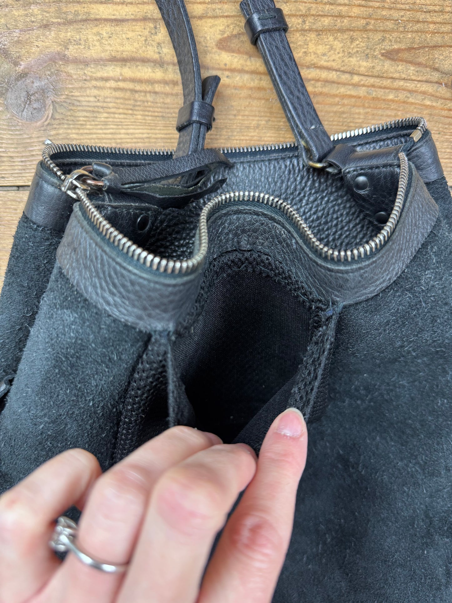 Miu Miu 1990s leather stud bag