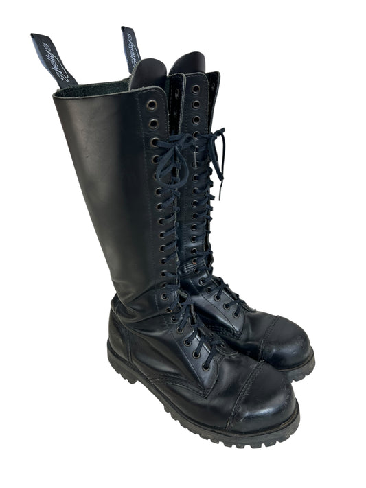 Shellys 1990s steel toe cap 20-eyelet boots