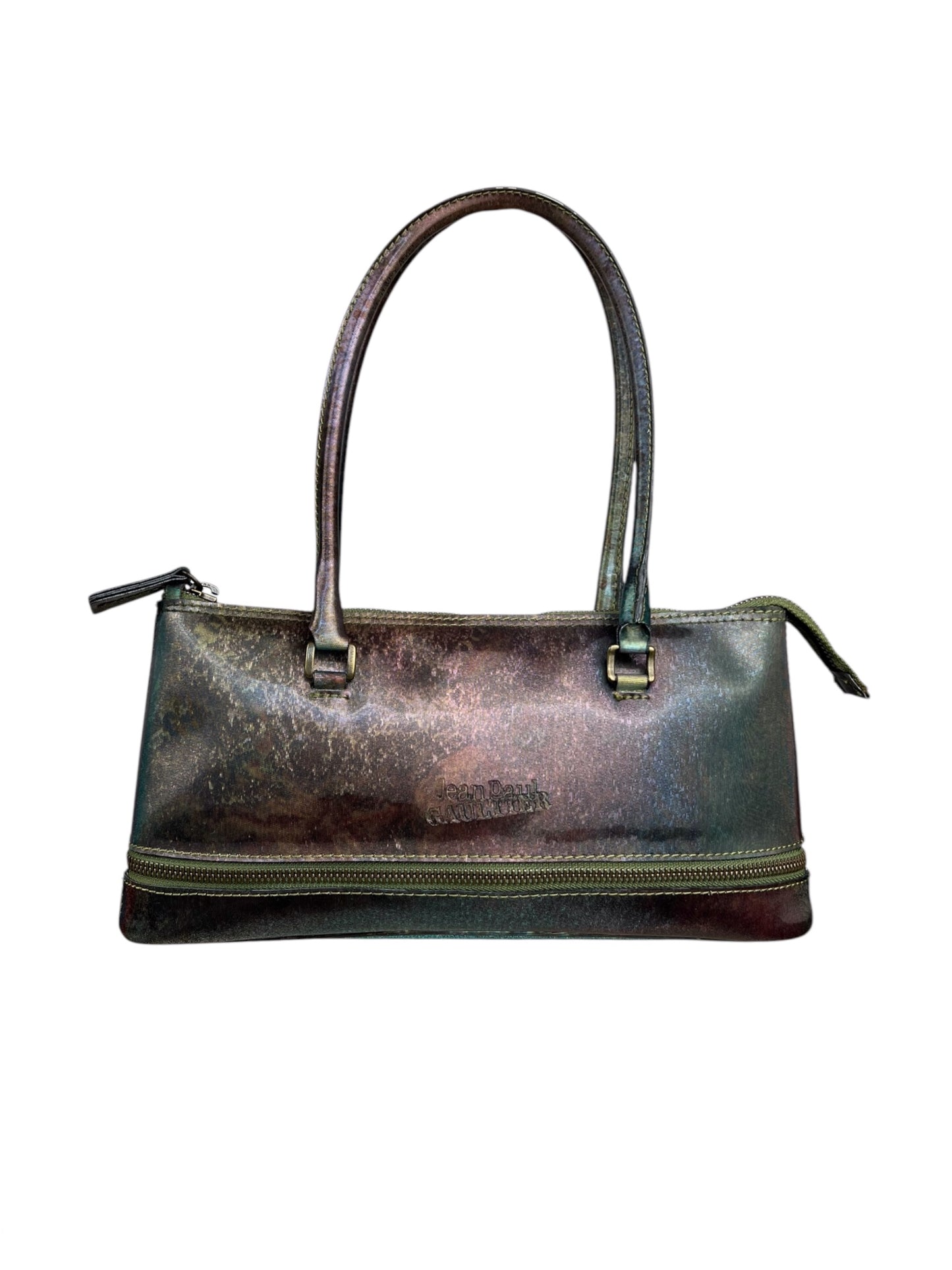 Jean Paul Gaultier F/W 1999 expandable iridescent bag