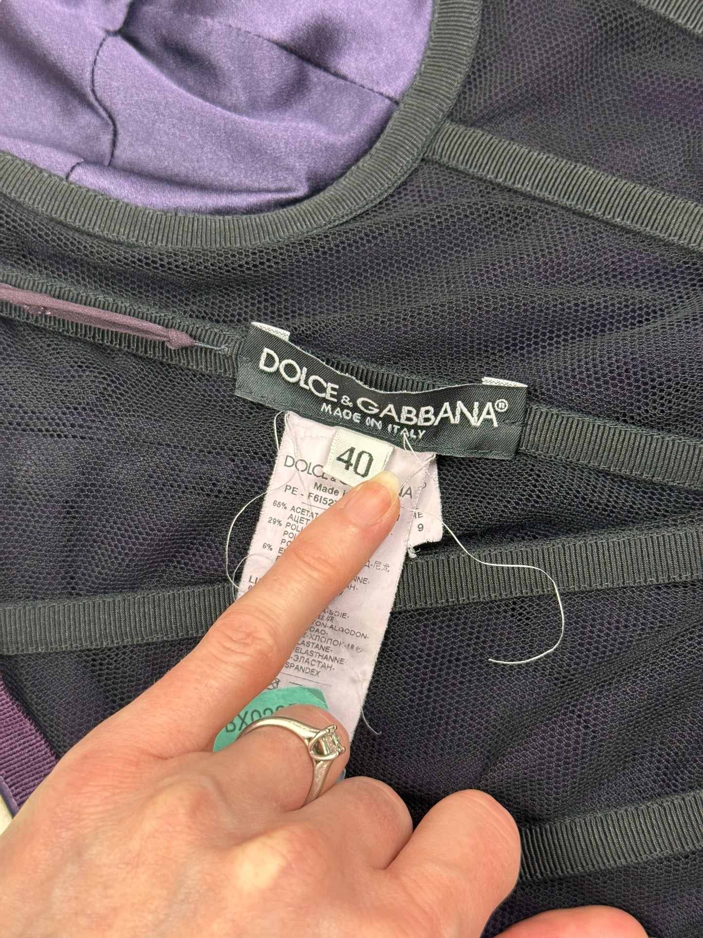 Dolce & Gabbana F/W 2009 corseted gown