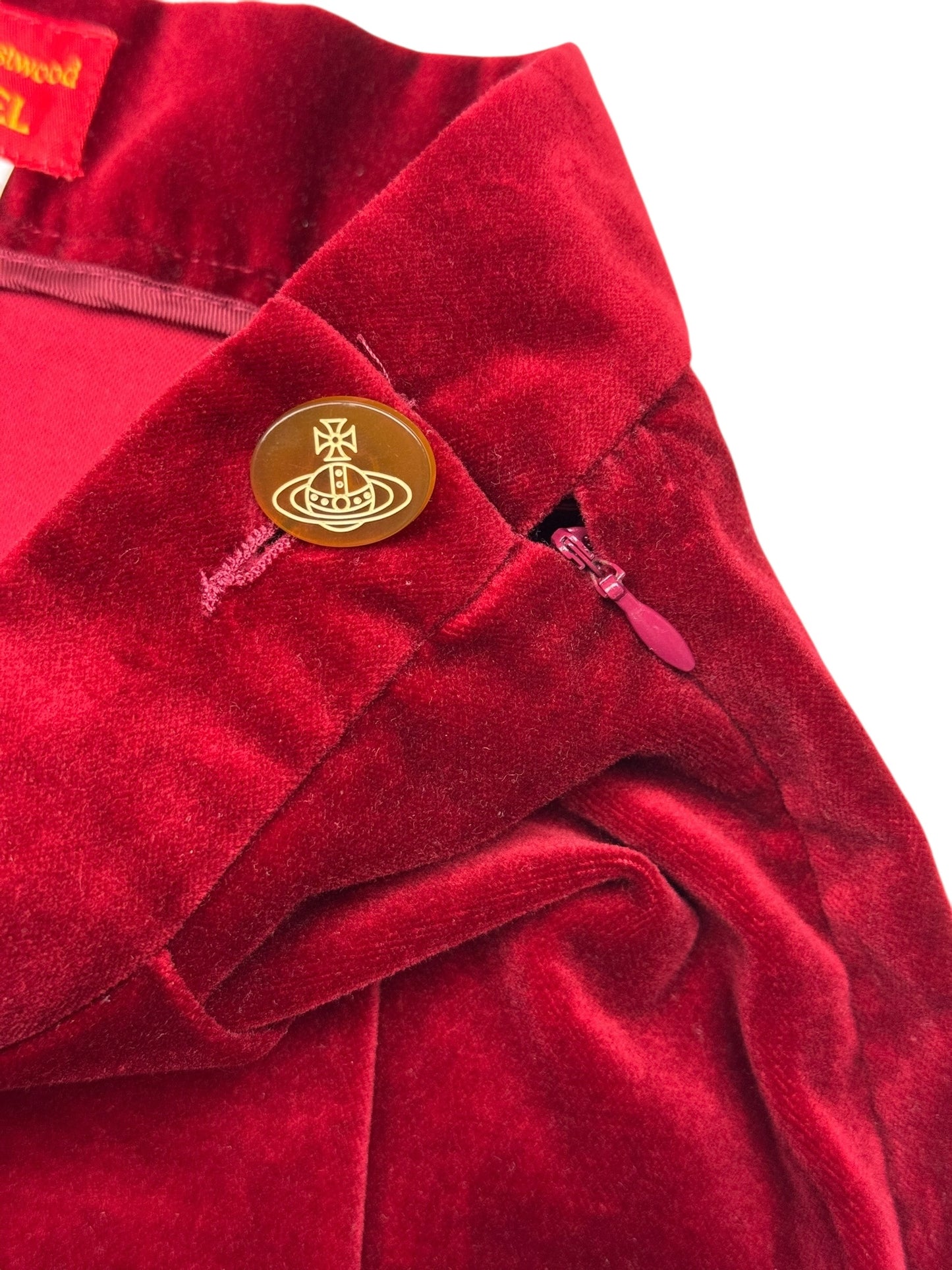 Vivienne Westwood 2015 velvet skort