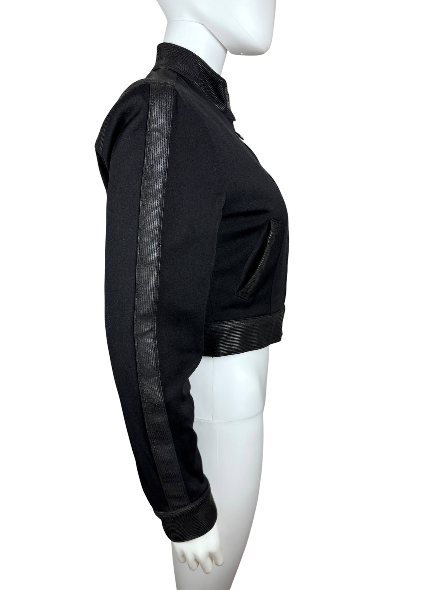 Versace mid 1990s lightly padded cropped jacket