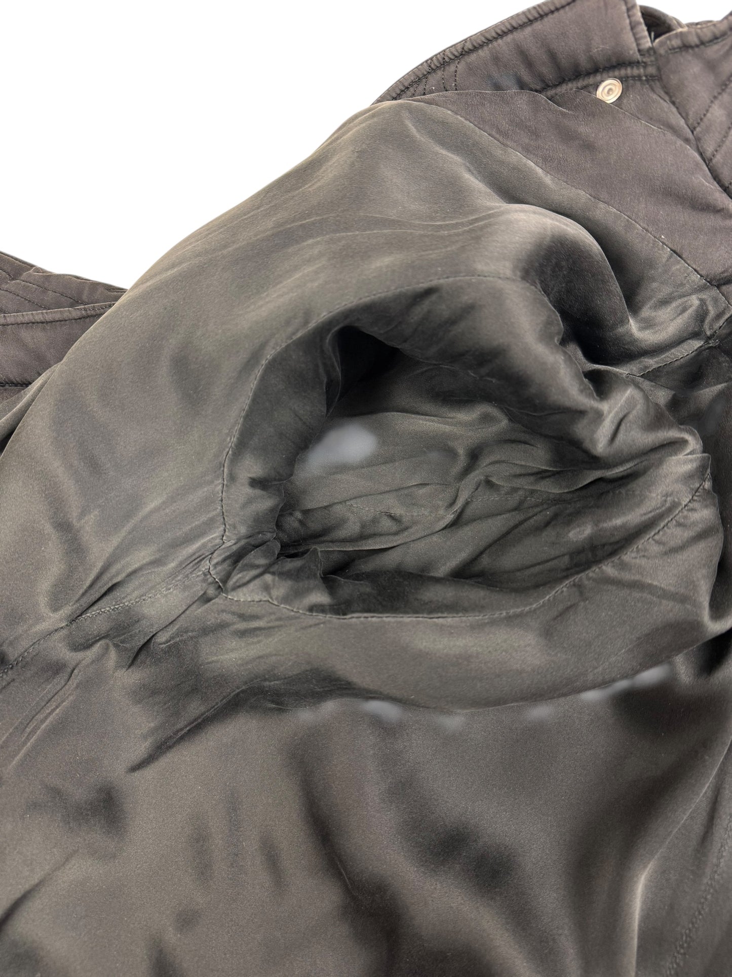 Alexander McQueen c.F/W 2007 silk parka coat