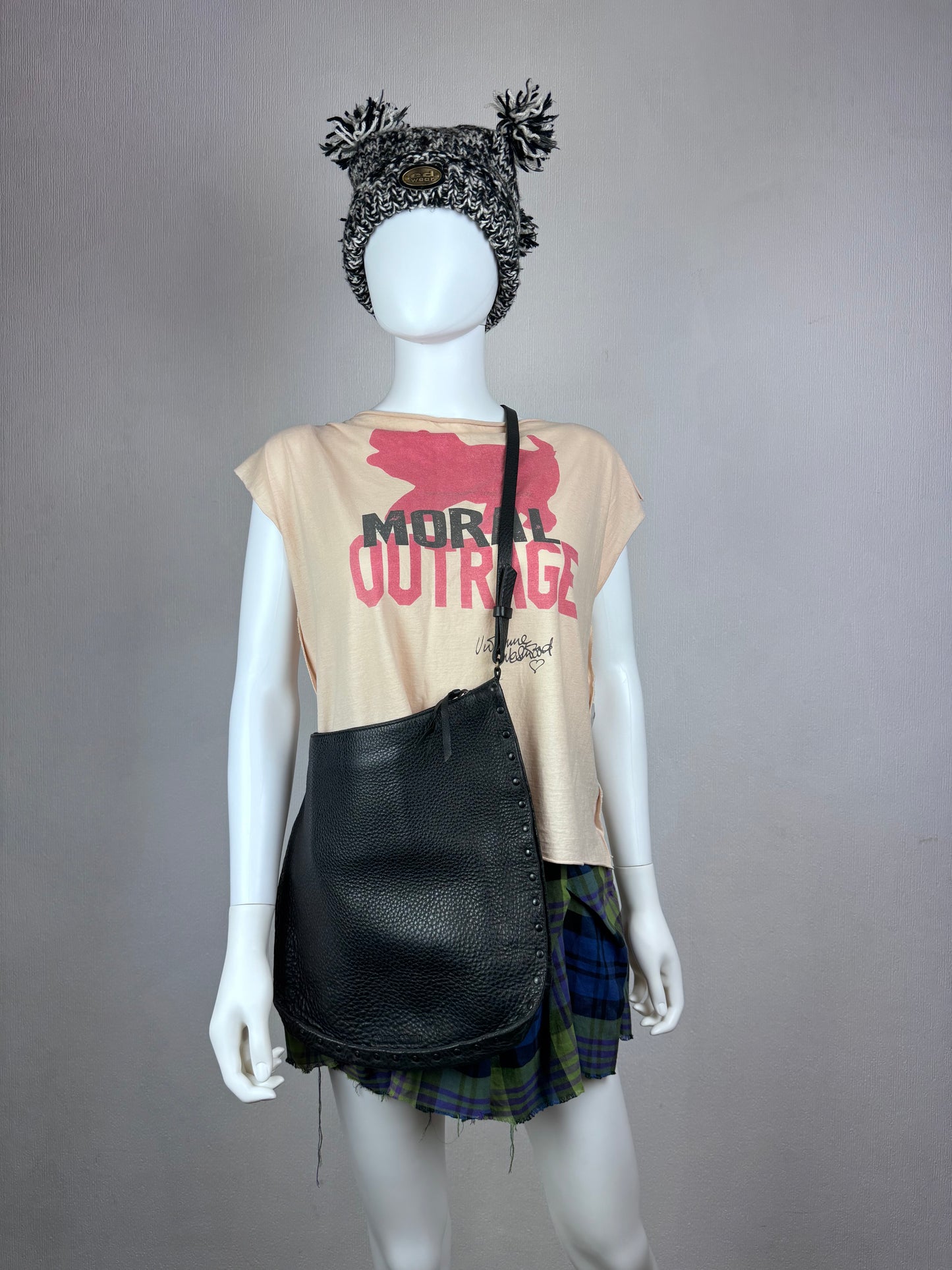 Miu Miu 1990s leather stud bag