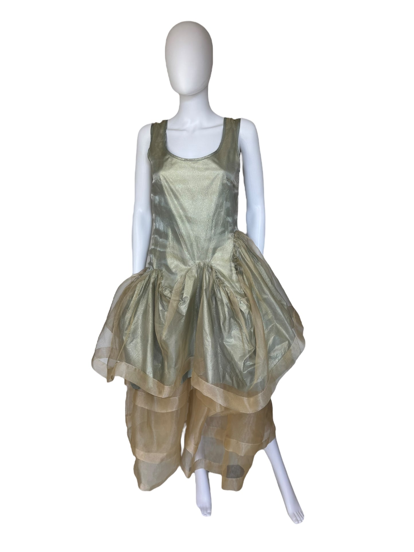 Vivienne Westwood F/W 2012 Queen’s Jubilee Capsule Collection Gold Label lamé organza gown