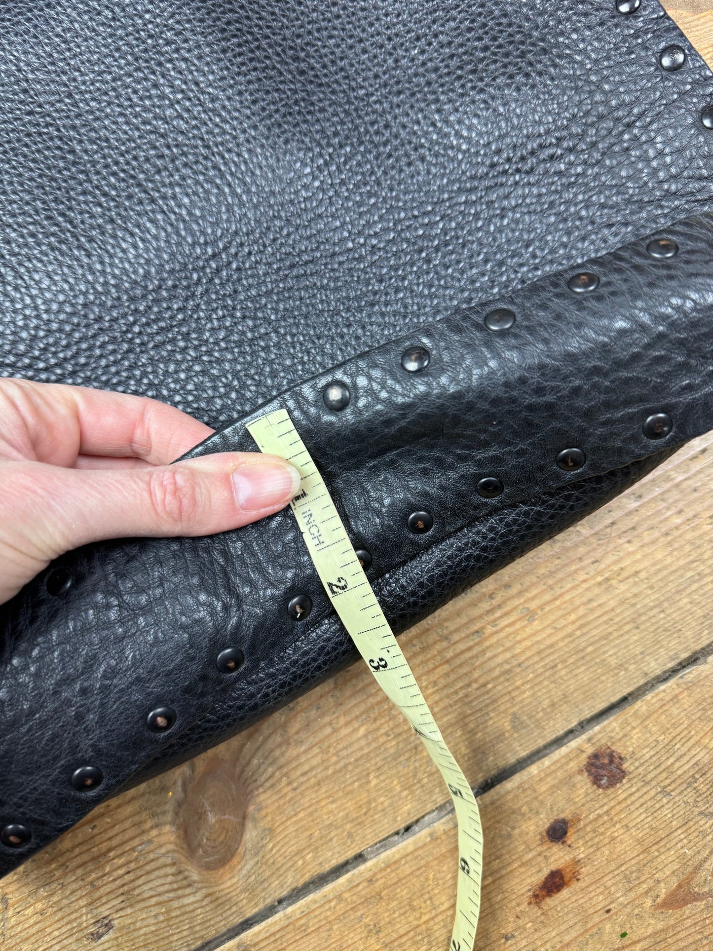 Miu Miu 1990s leather stud bag