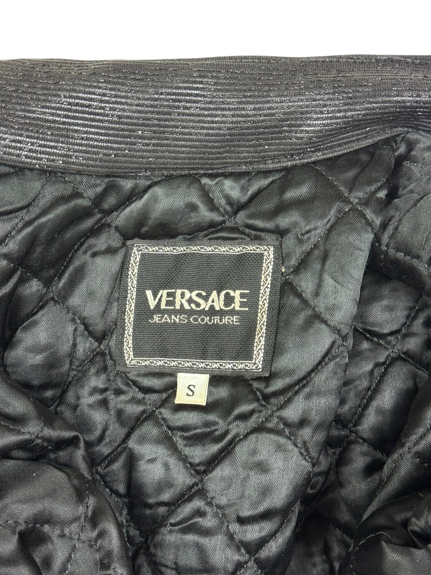 Versace mid 1990s lightly padded cropped jacket