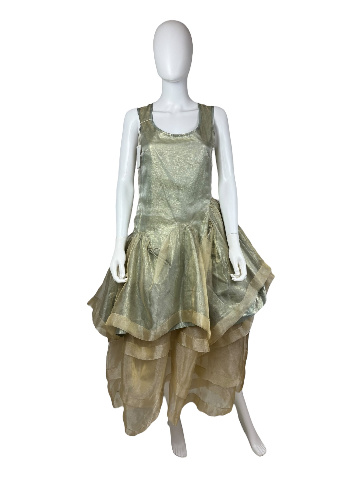 Vivienne Westwood F/W 2012 Queen’s Jubilee Capsule Collection Gold Label lamé organza gown
