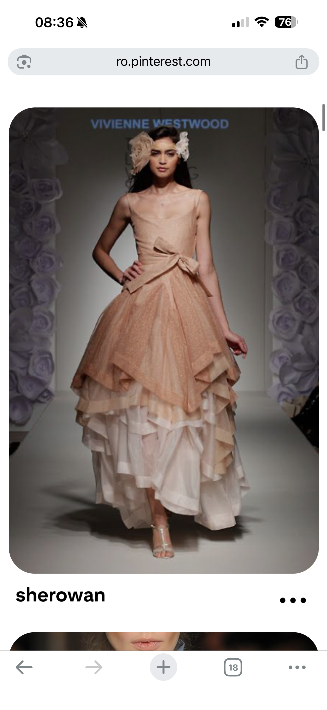 Vivienne Westwood F/W 2012 Queen’s Jubilee Capsule Collection Gold Label lamé organza gown