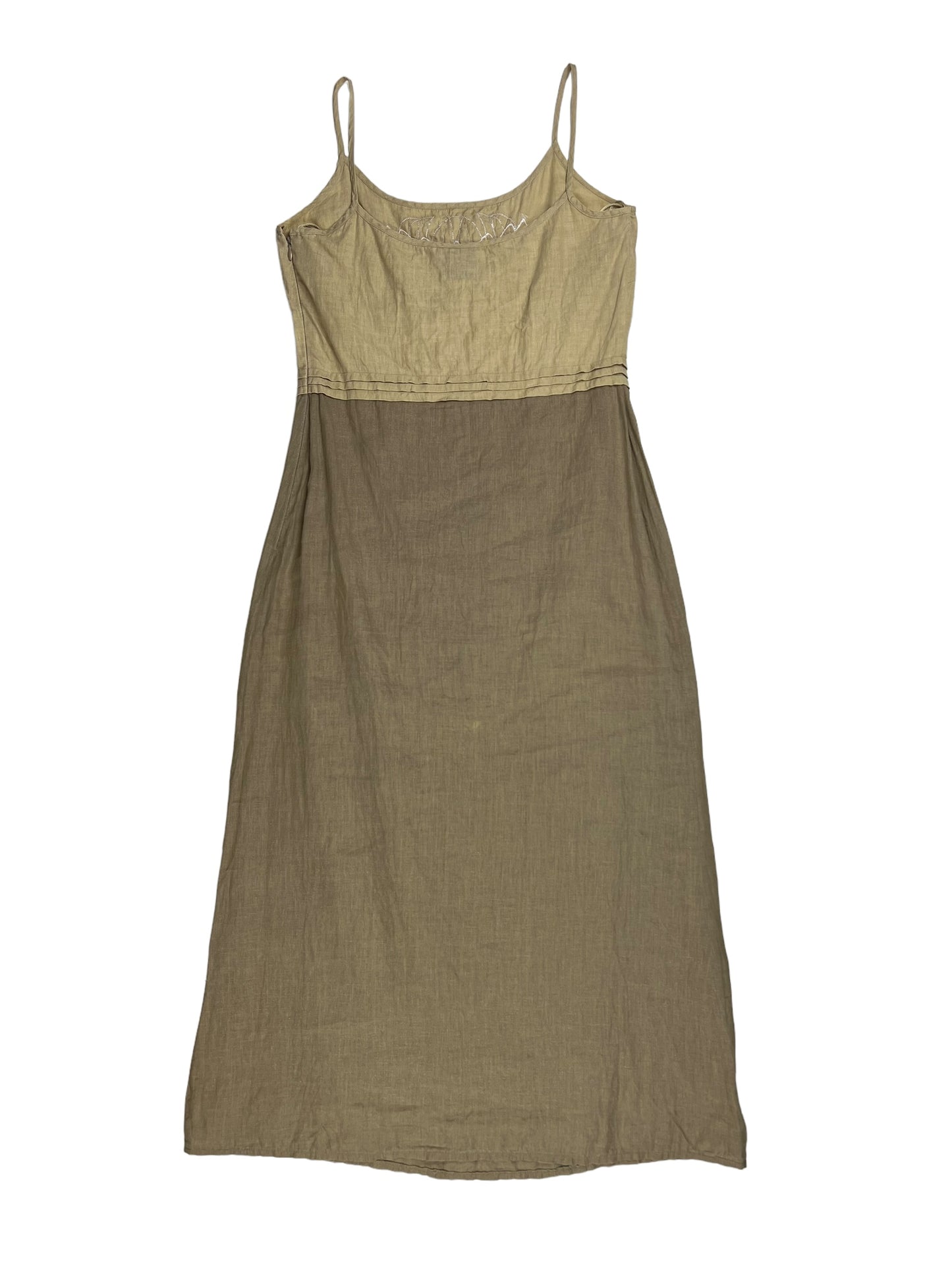 Moschino 1990s beige maxi dress