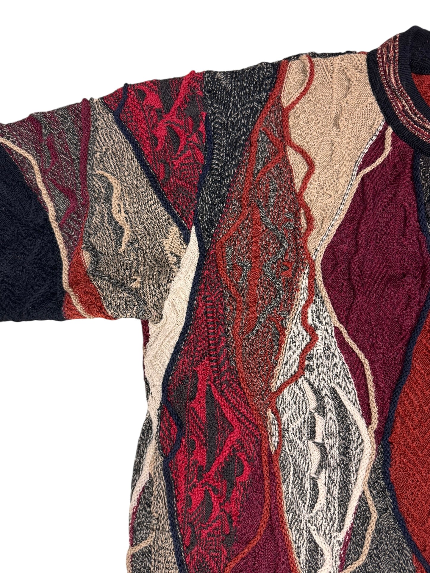 Aklanda Australia 3D knit merino wool cardigan