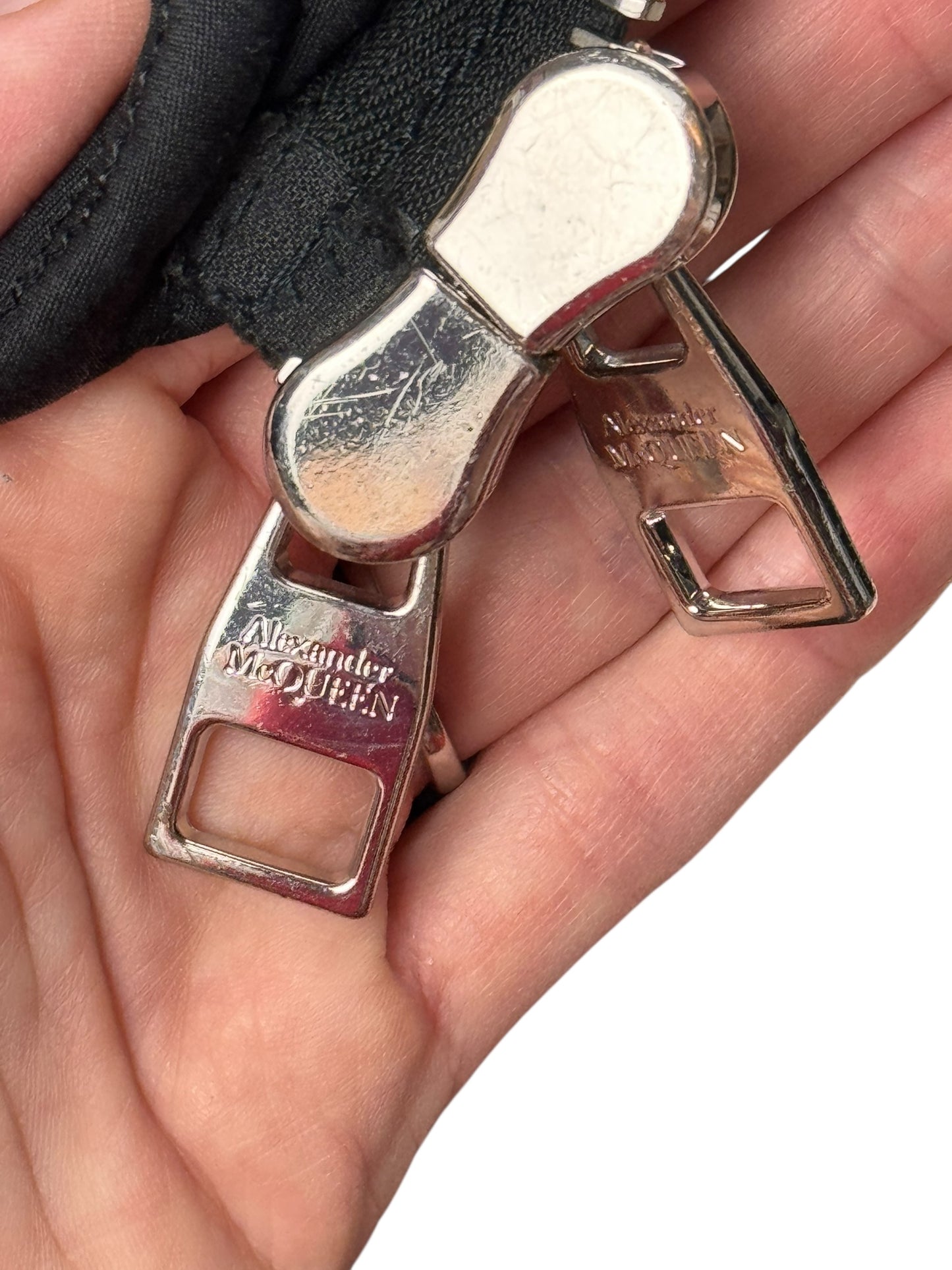 Alexander McQueen c.F/W 2007 silk parka coat