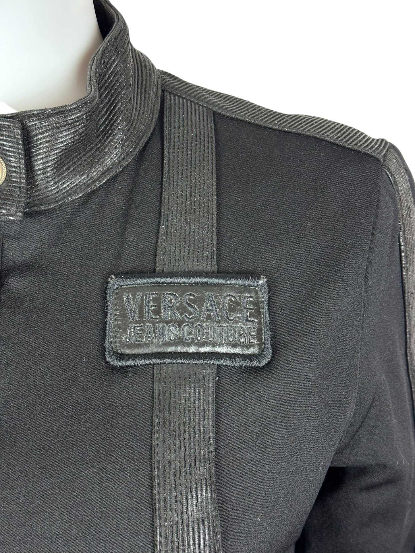 Versace mid 1990s lightly padded cropped jacket