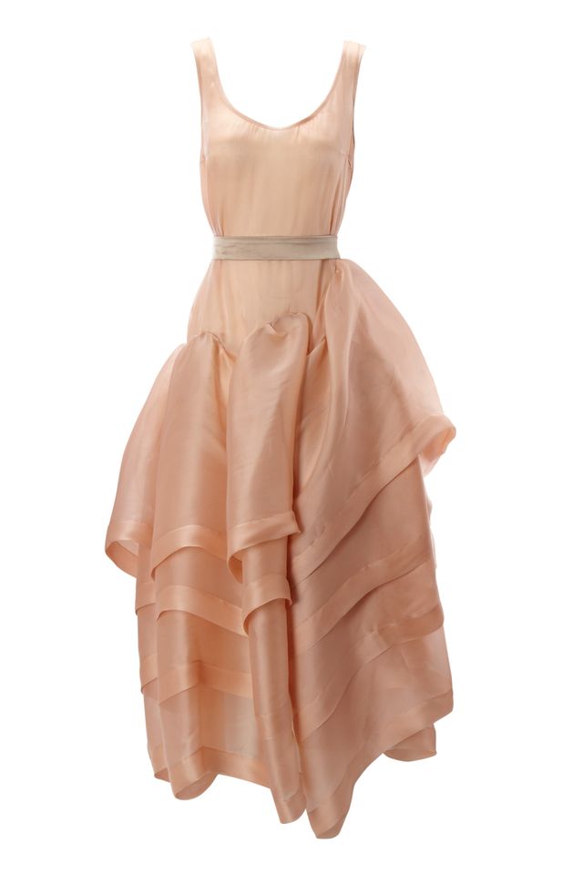 Vivienne Westwood F/W 2012 Queen’s Jubilee Capsule Collection Gold Label lamé organza gown