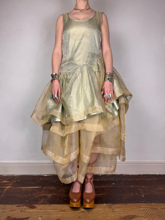 Vivienne Westwood F/W 2012 Queen’s Jubilee Capsule Collection Gold Label lamé organza gown