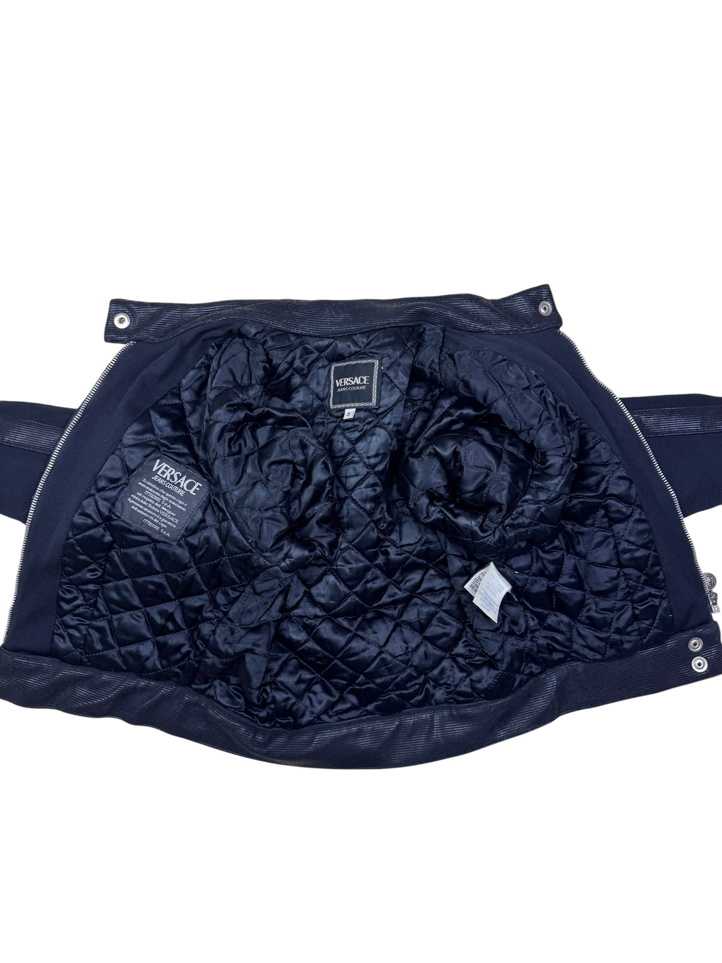 Versace mid 1990s lightly padded cropped jacket