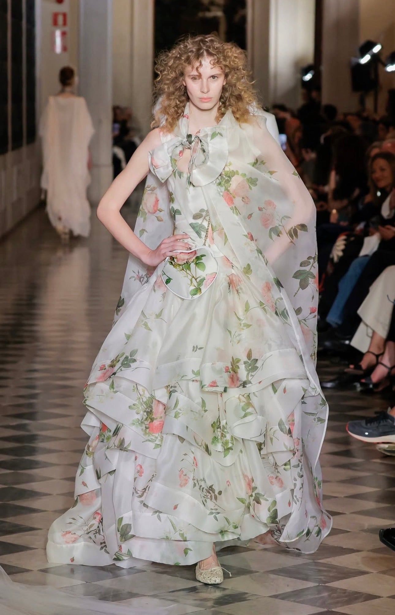 Vivienne Westwood F/W 2012 Queen’s Jubilee Capsule Collection Gold Label lamé organza gown