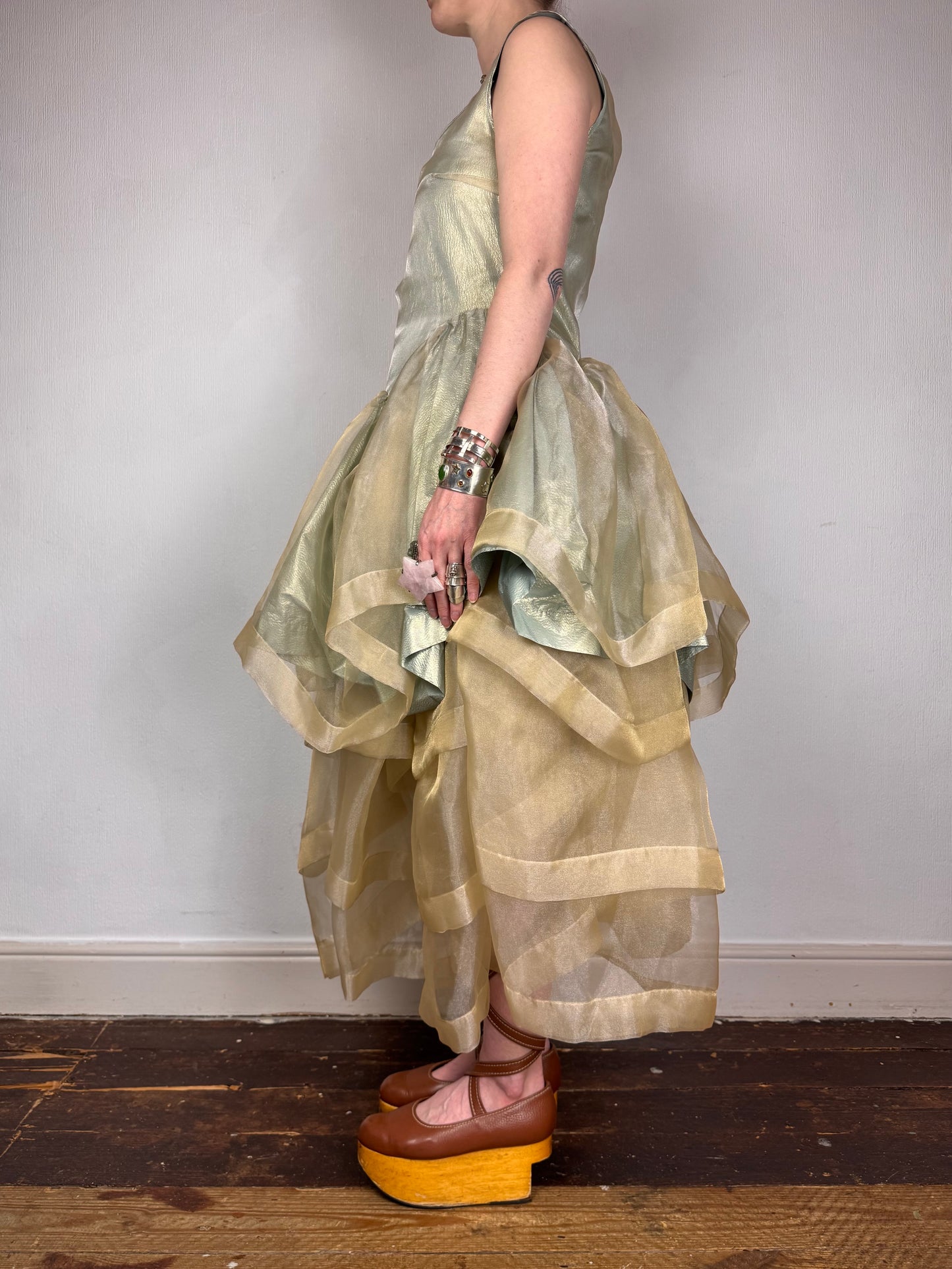 Vivienne Westwood F/W 2012 Queen’s Jubilee Capsule Collection Gold Label lamé organza gown