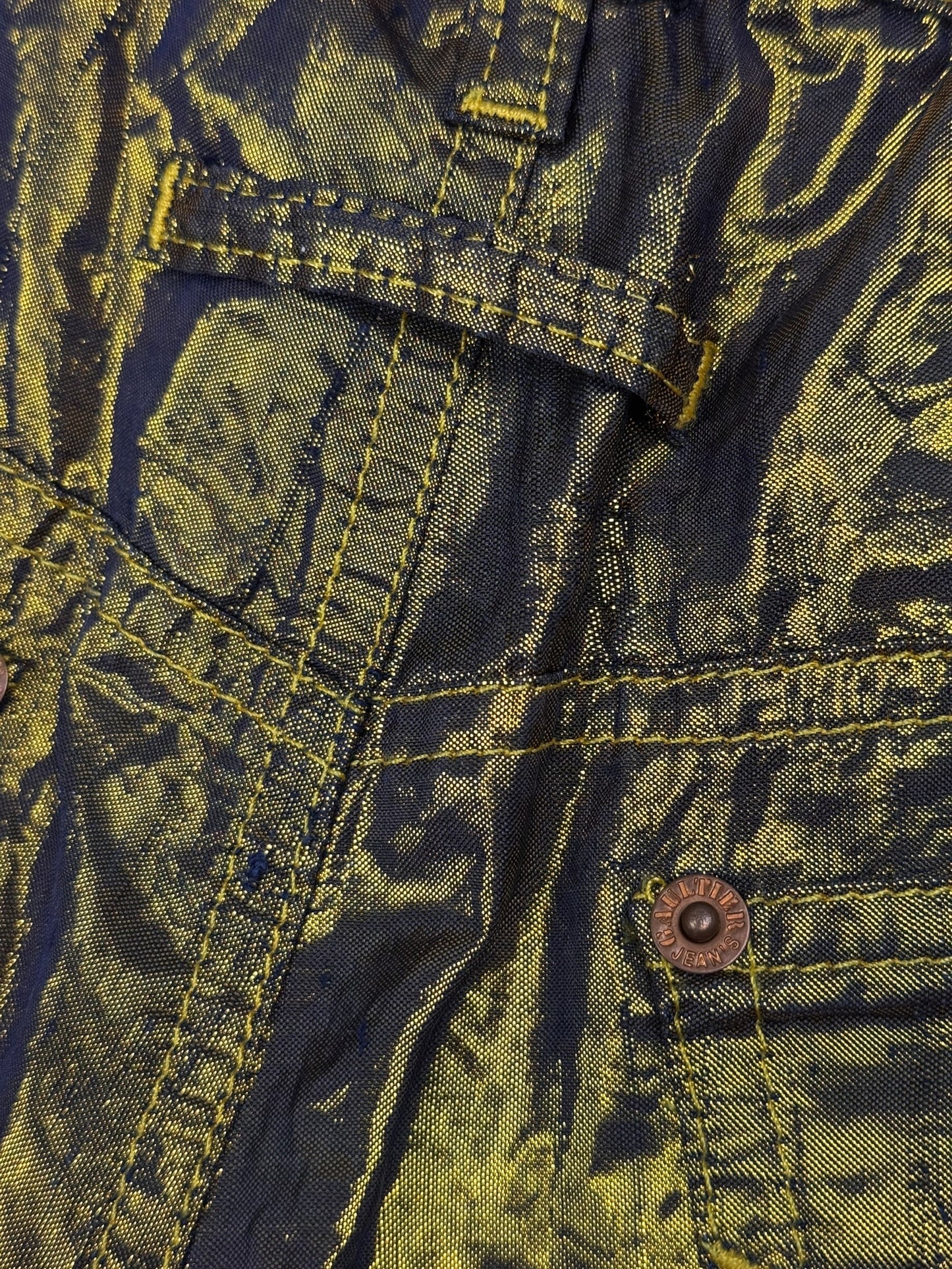 Jean Paul Gaultier c.F/W 1998 gold lamé trousers