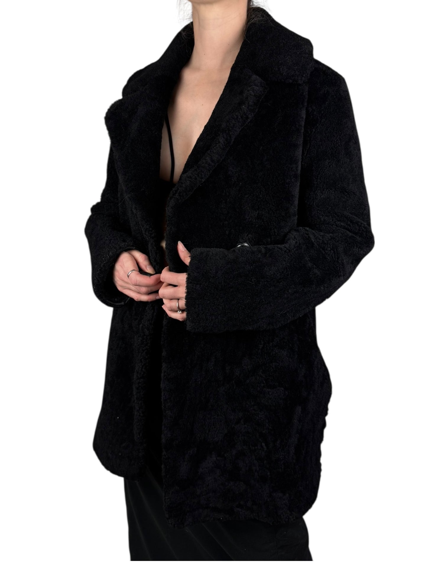 Alexander McQueen F/W 2012 Menswear shearling coat