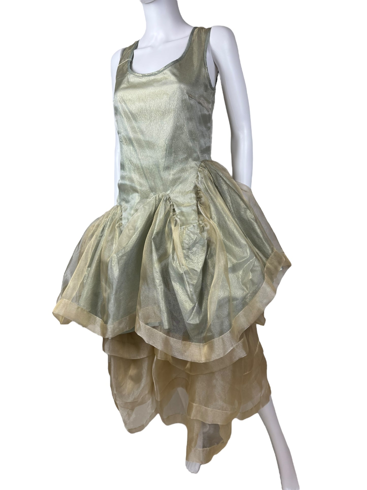 Vivienne Westwood F/W 2012 Queen’s Jubilee Capsule Collection Gold Label lamé organza gown