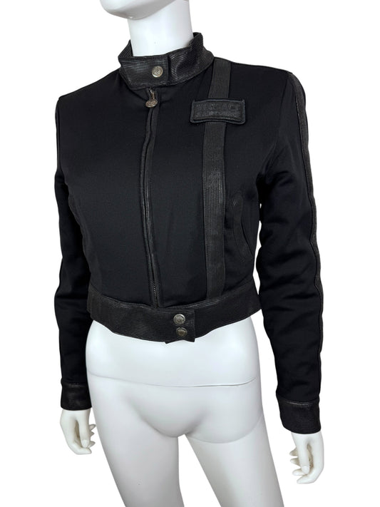 Versace mid 1990s lightly padded cropped jacket