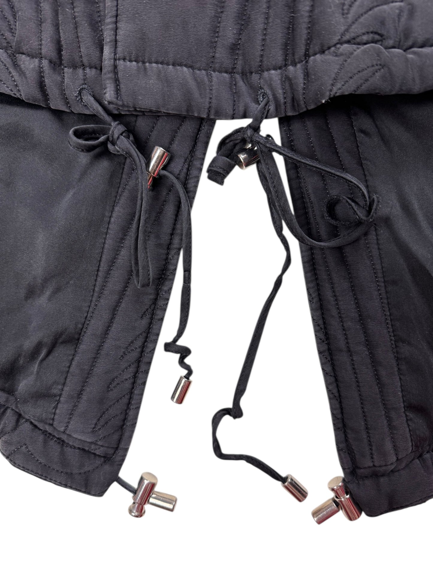 Alexander McQueen c.F/W 2007 silk parka coat